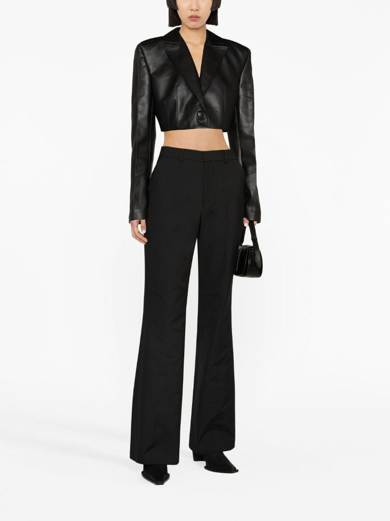 Black Flared Trousers