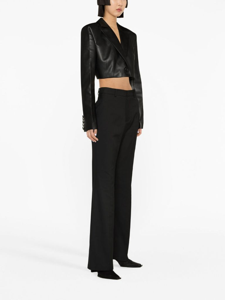 Black Flared Trousers