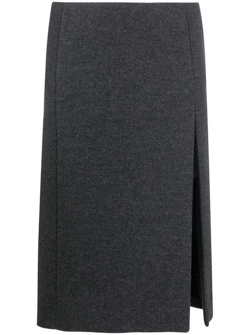 Grey Pencil Skirt