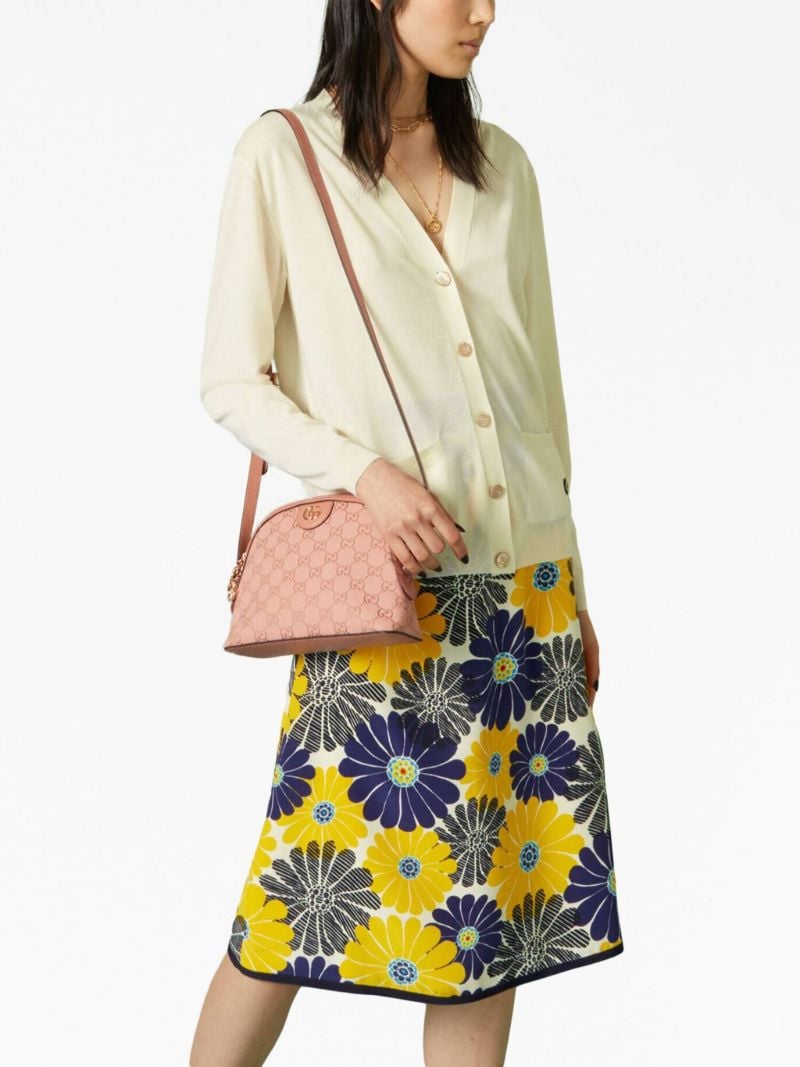 Pink Ophidia Small Gg Shoulder Bag