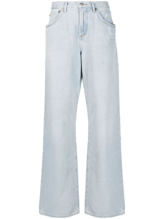 Blue Fusion Wide-leg Jeans