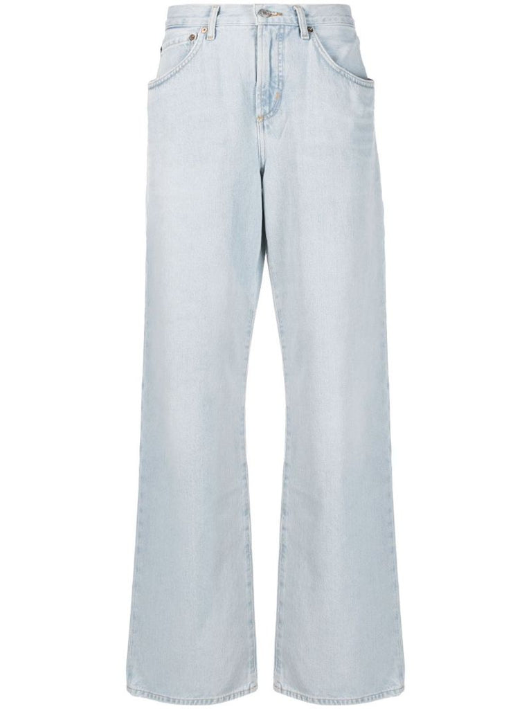 Blue Fusion Wide-leg Jeans