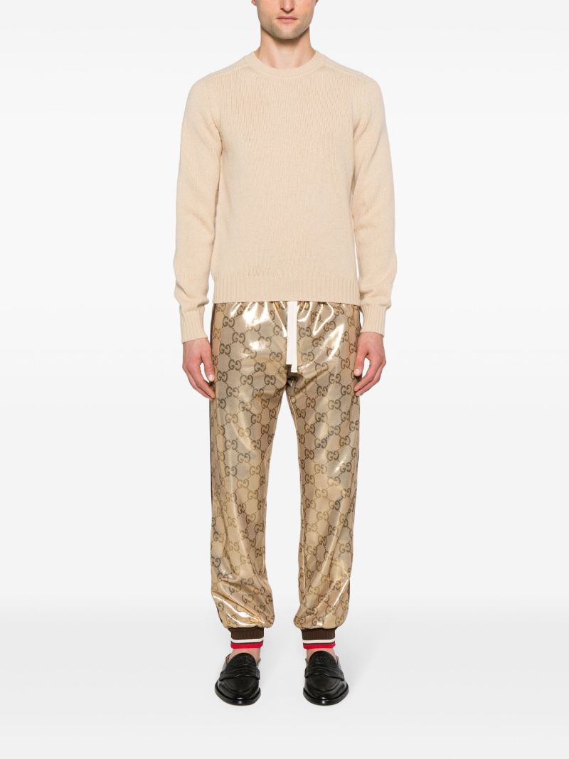 Gold-tone Gg Supreme Cotton Track Pants