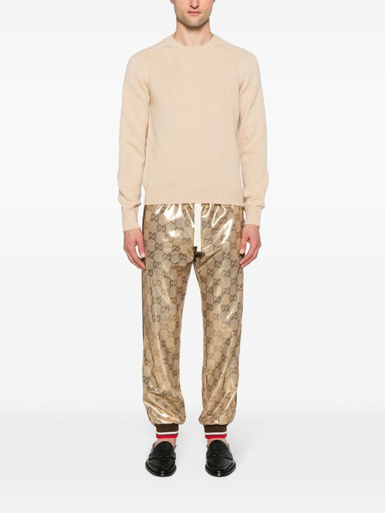 Gold-tone Gg Supreme Cotton Track Pants