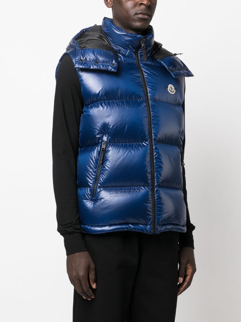 X Fragment Blue Marsh Padded Waistcoat