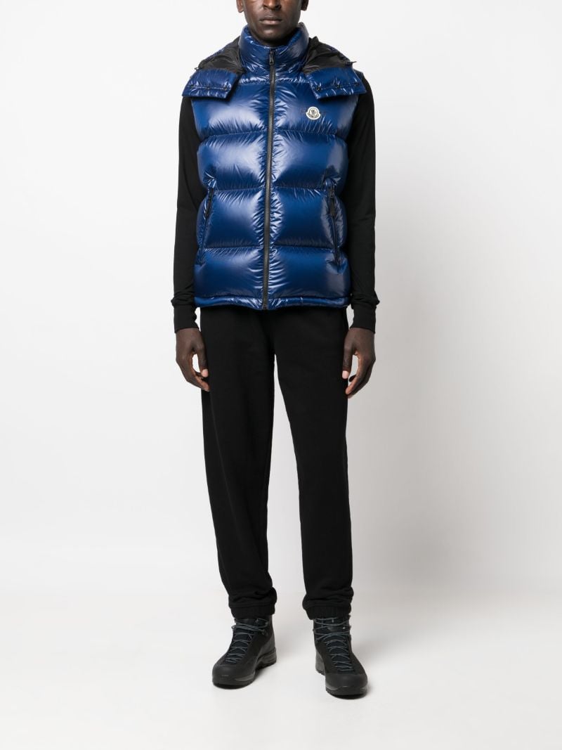 X Fragment Blue Marsh Padded Waistcoat
