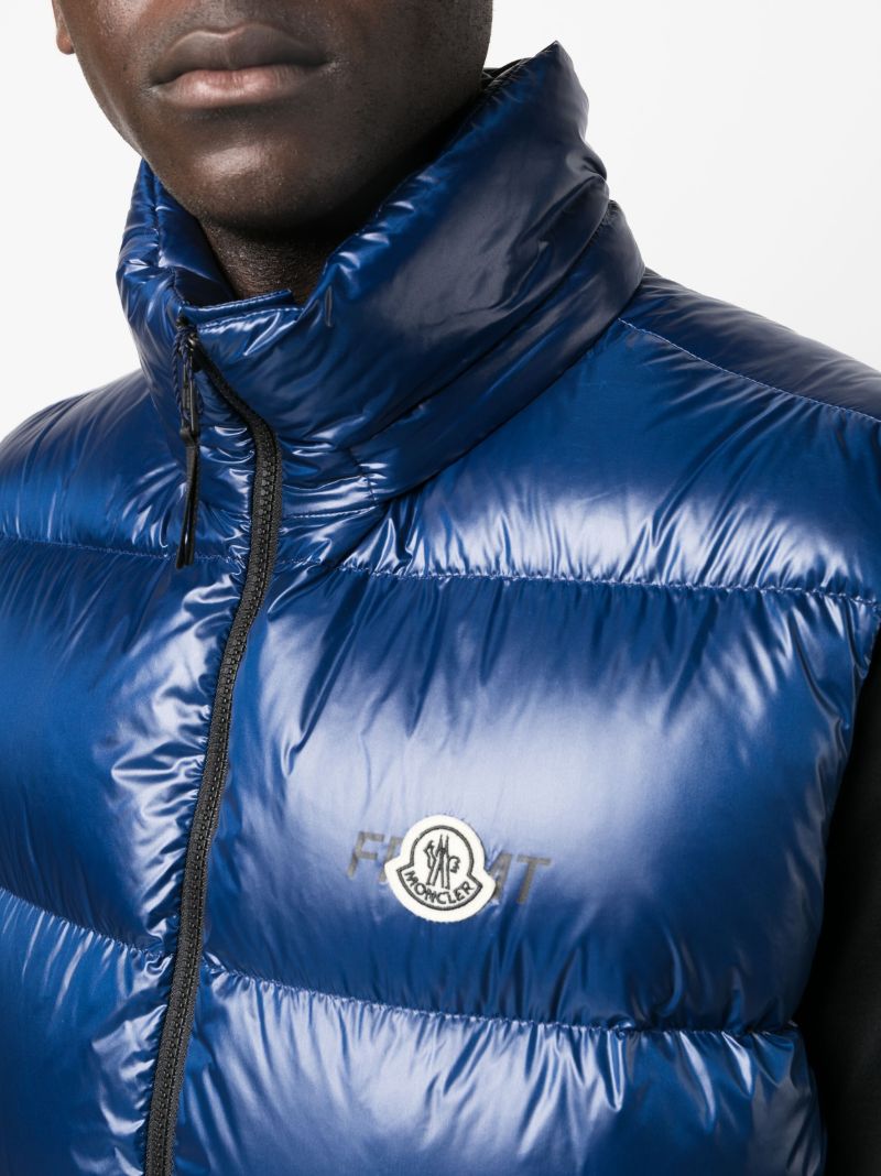 X Fragment Blue Marsh Padded Waistcoat