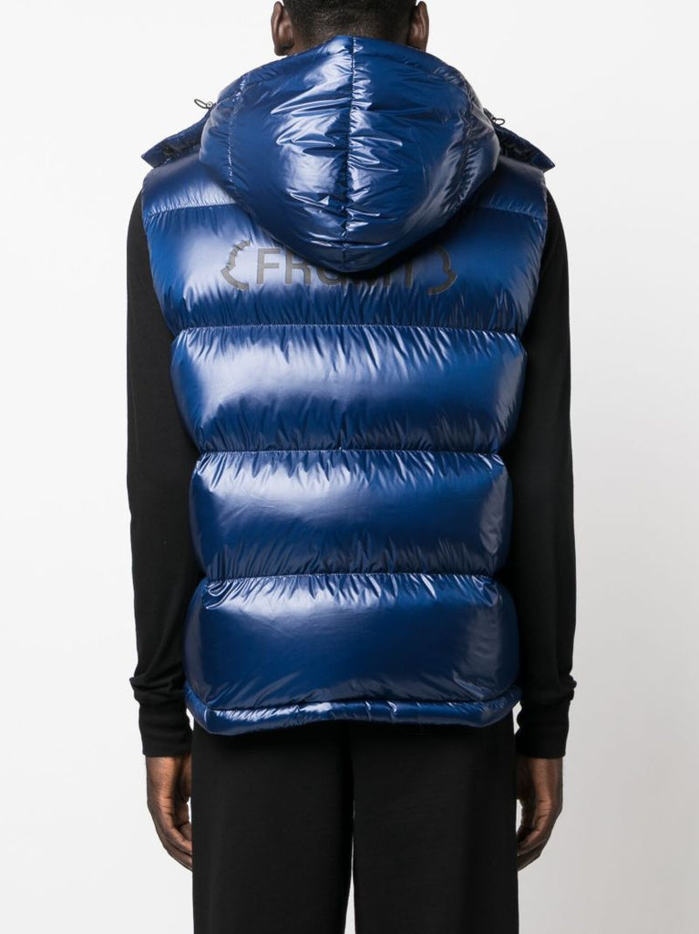 X Fragment Blue Marsh Padded Waistcoat