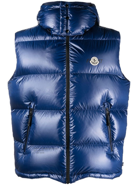 X Fragment Blue Marsh Padded Waistcoat