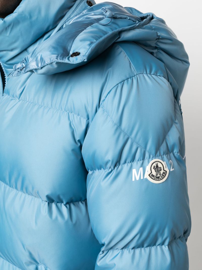 X Fragment Blue Acanthus Puffer Jacket