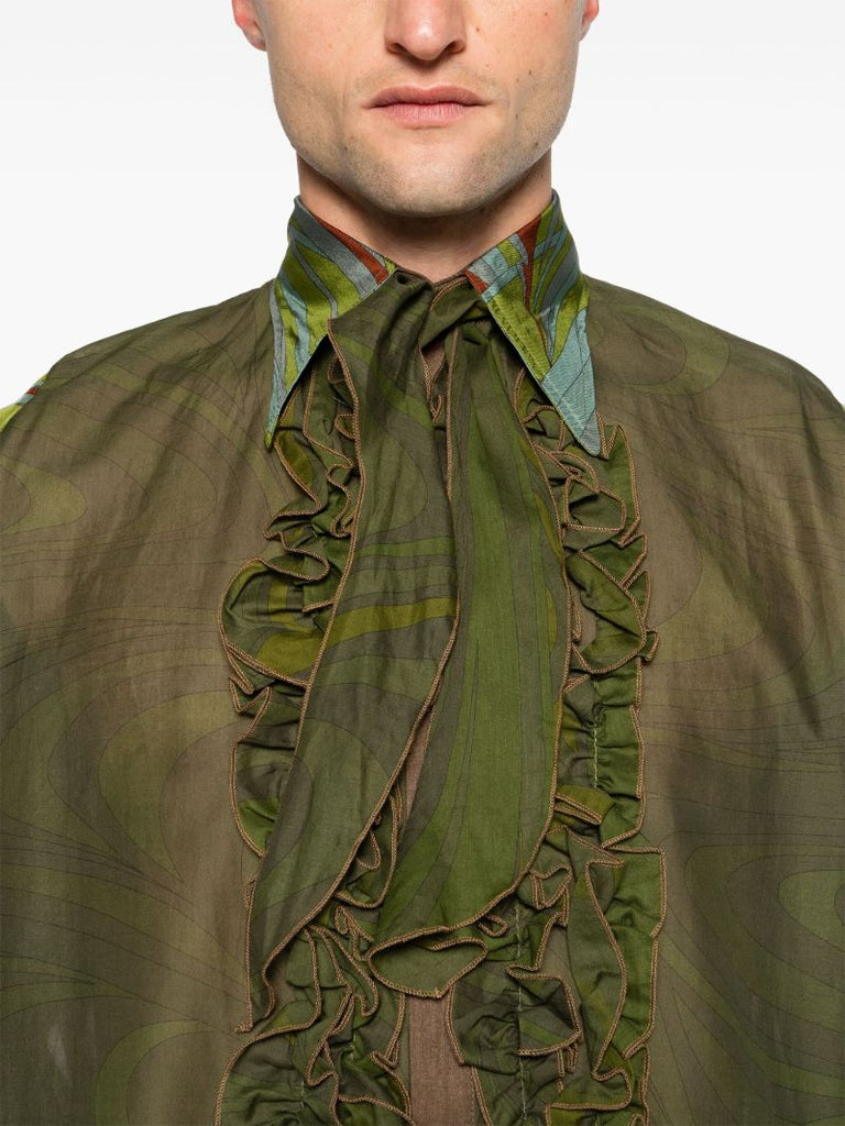 Green Ogre Semi-sheer Shirt