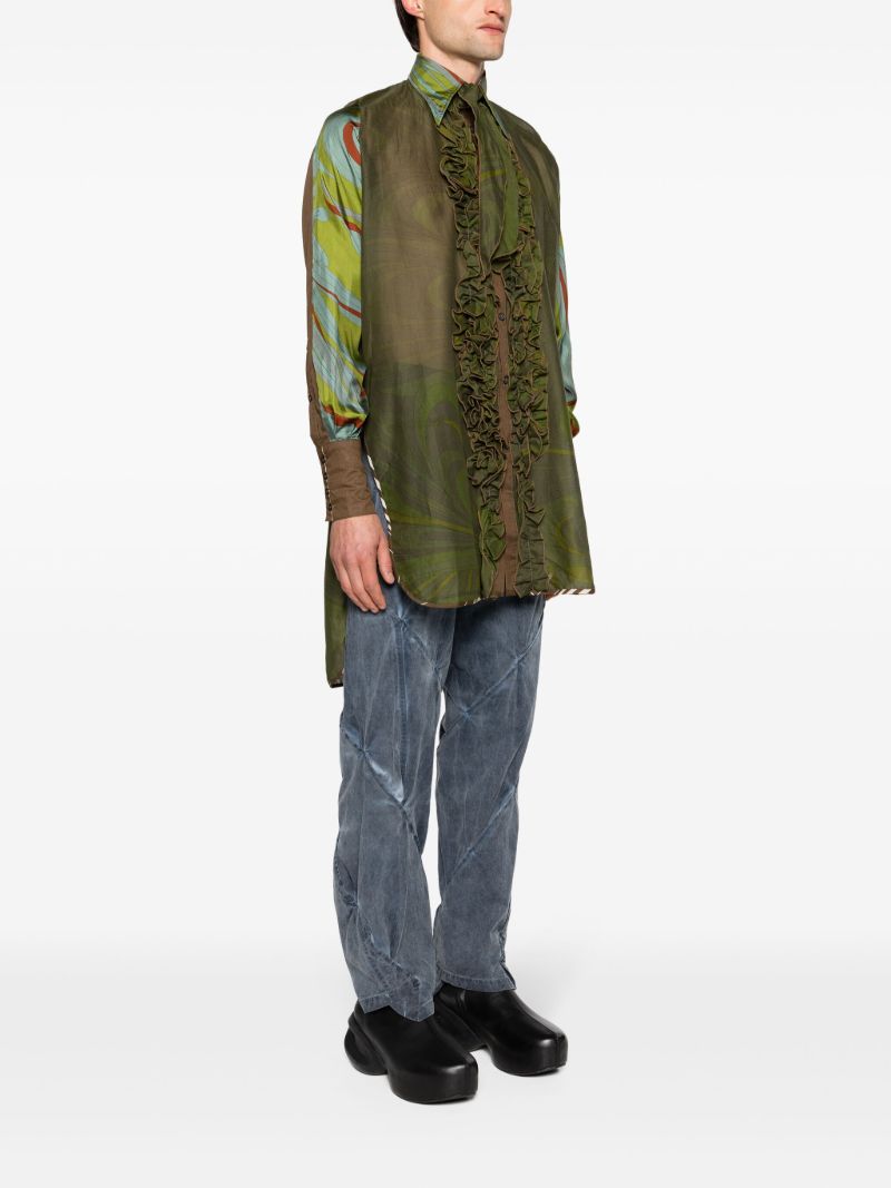 Green Ogre Semi-sheer Shirt