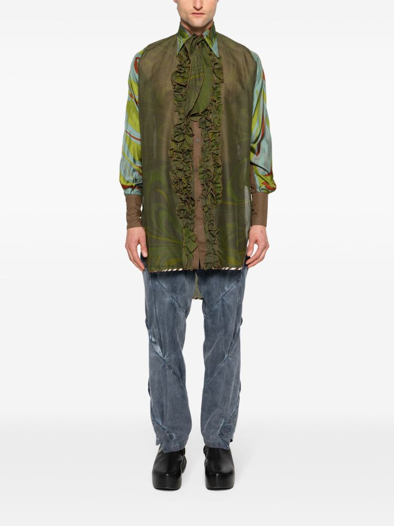 Green Ogre Semi-sheer Shirt