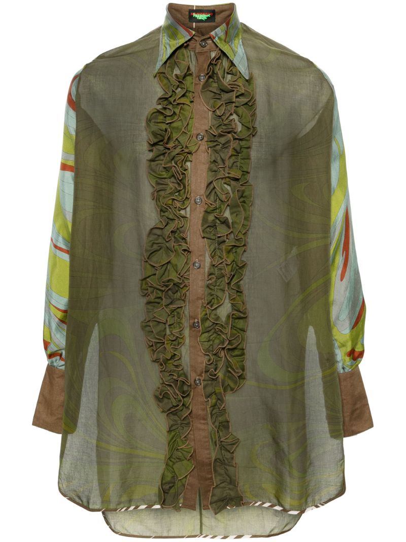 Green Ogre Semi-sheer Shirt