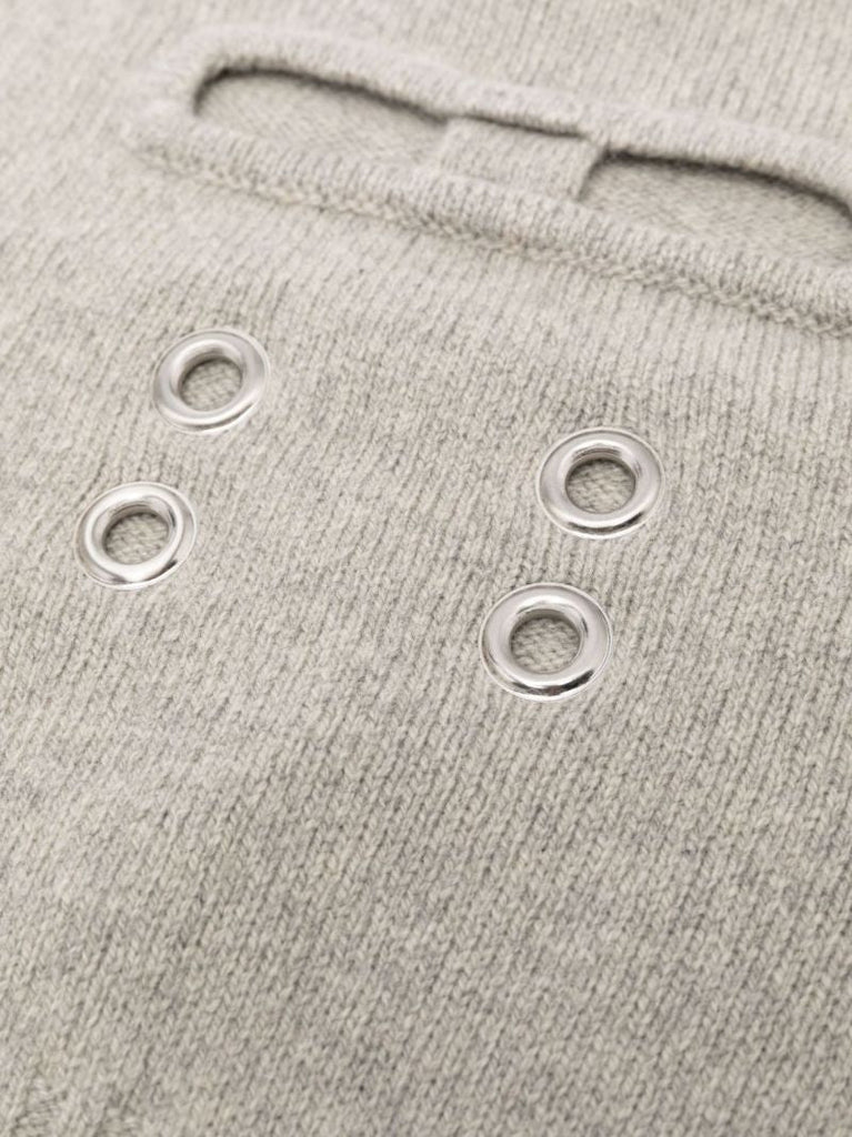 Grey Gimp Cashmere Balaclava