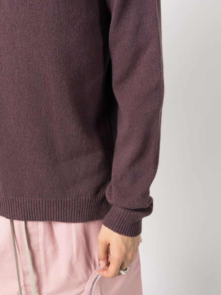 Purple Biker Cashmere Sweater