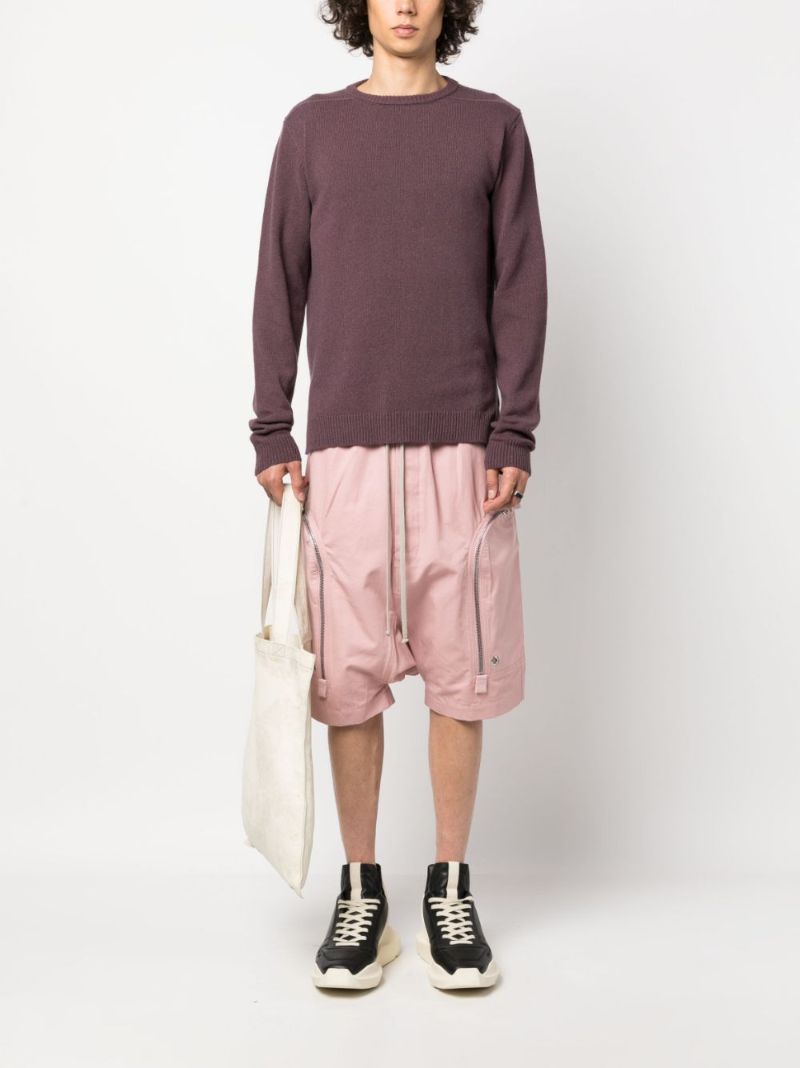 Purple Biker Cashmere Sweater