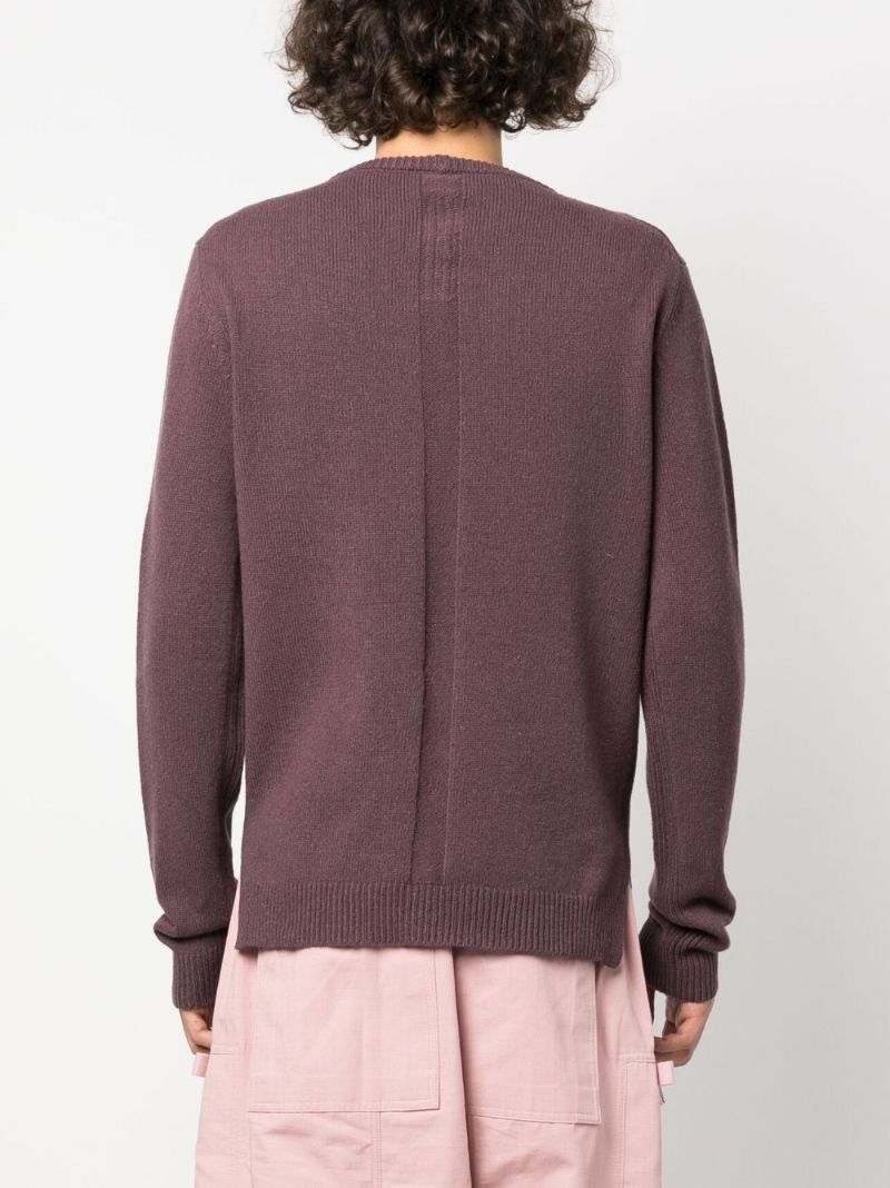 Purple Biker Cashmere Sweater