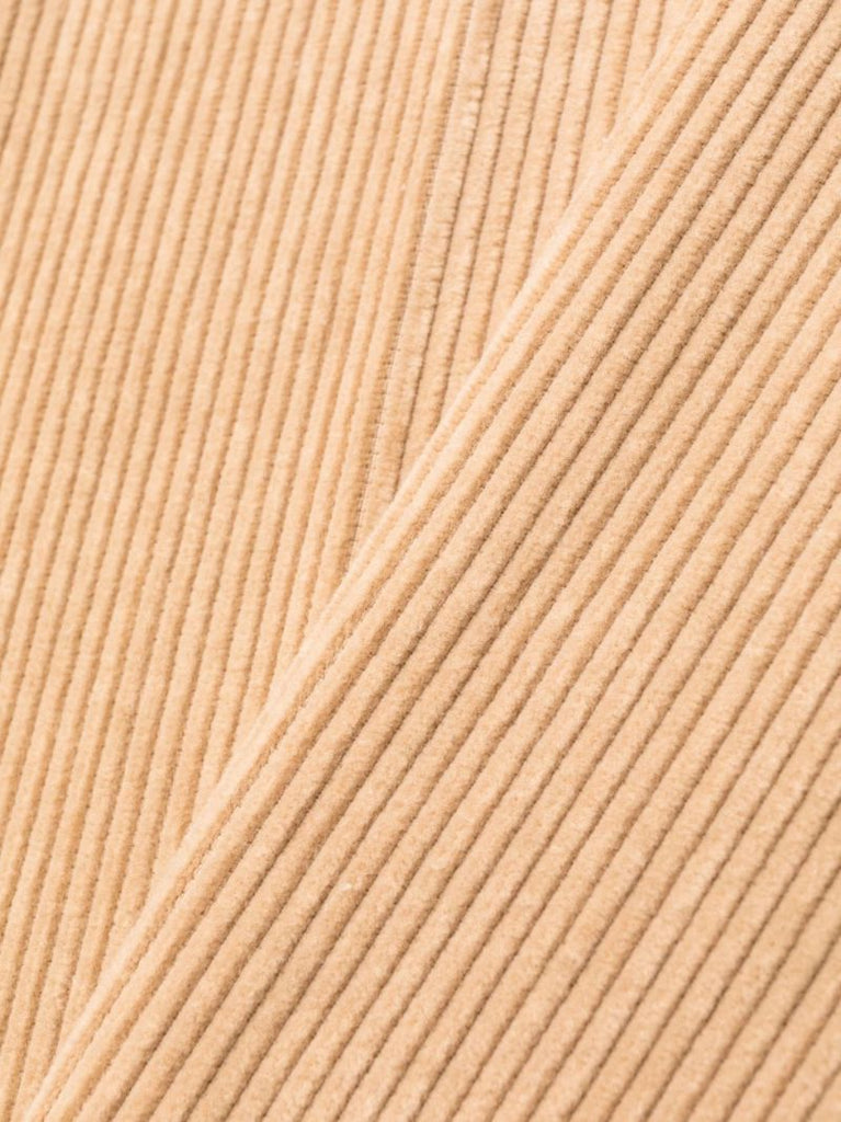 Neutral Corduroy Flared Trousers