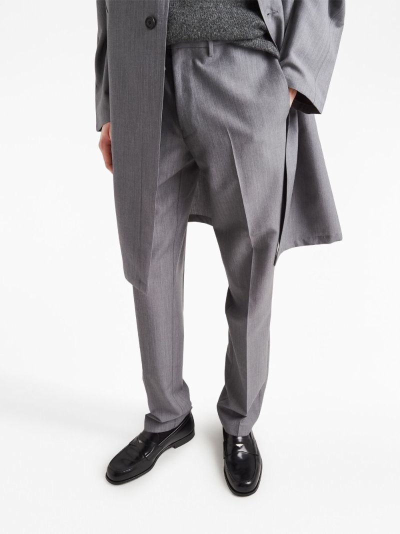 Grey Mohair Trousers