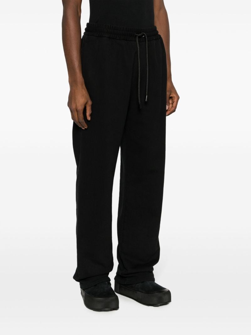 Black Diags Bit Book Track Pants