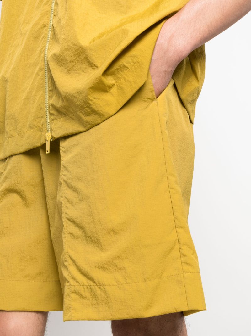 Yellow Ford Track Shorts