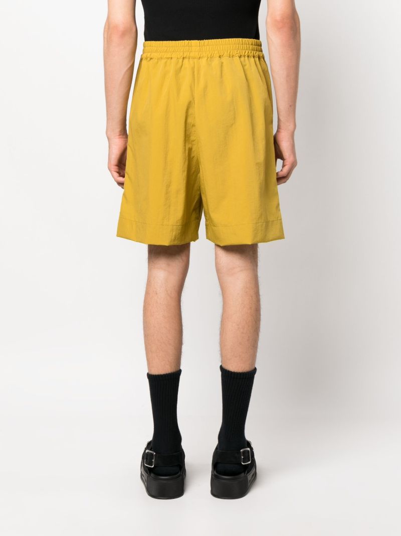 Yellow Ford Track Shorts