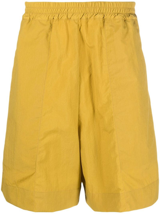 Yellow Ford Track Shorts