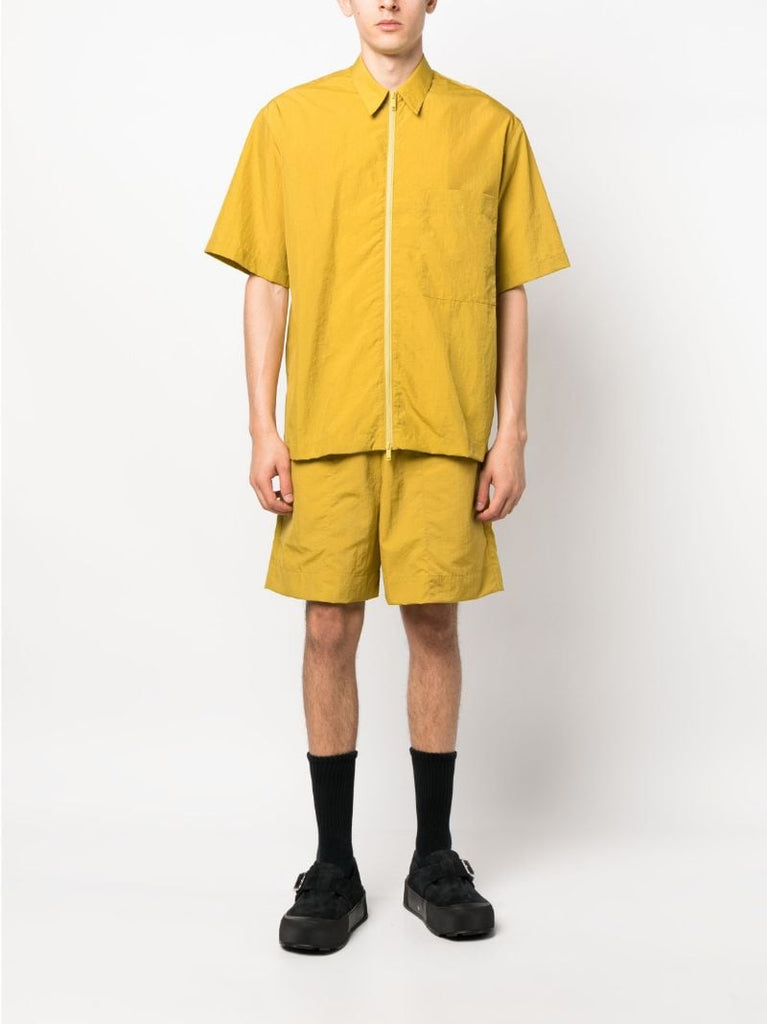 Yellow Ford Track Shorts
