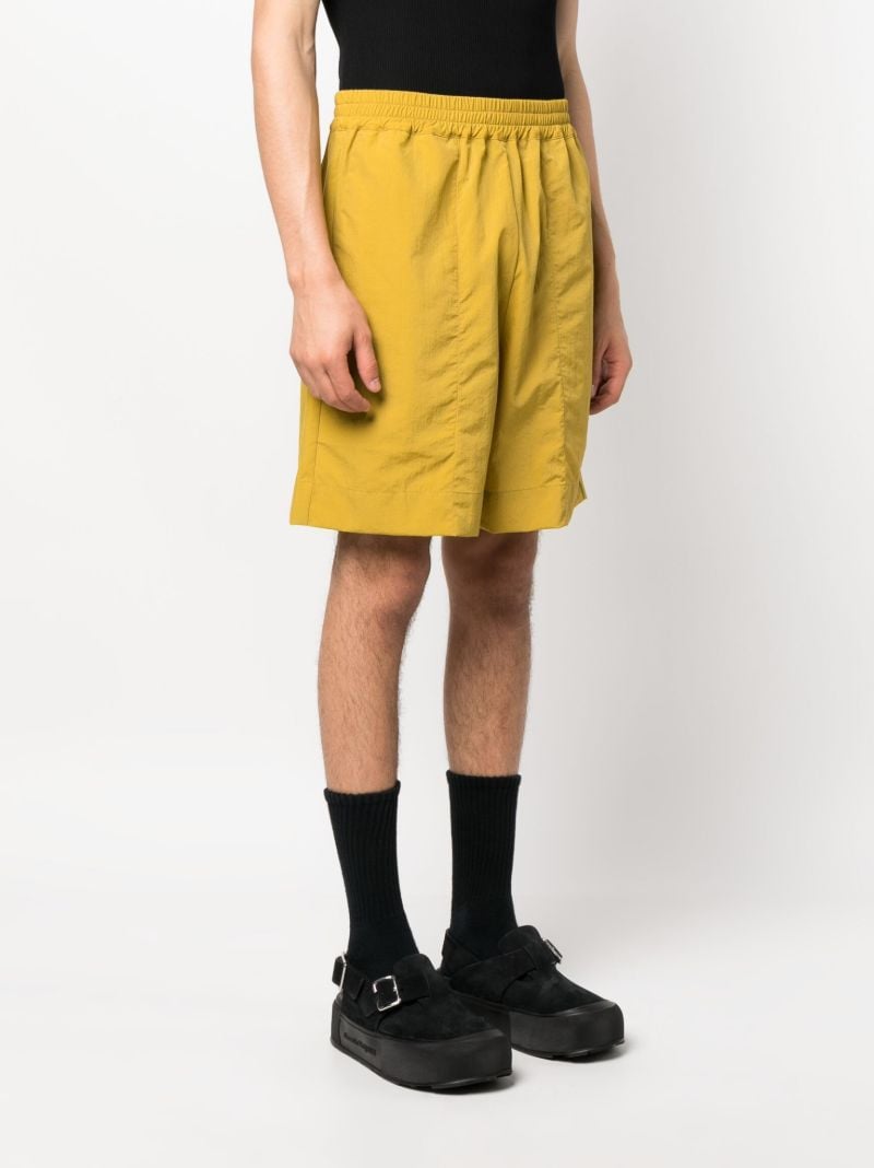 Yellow Ford Track Shorts