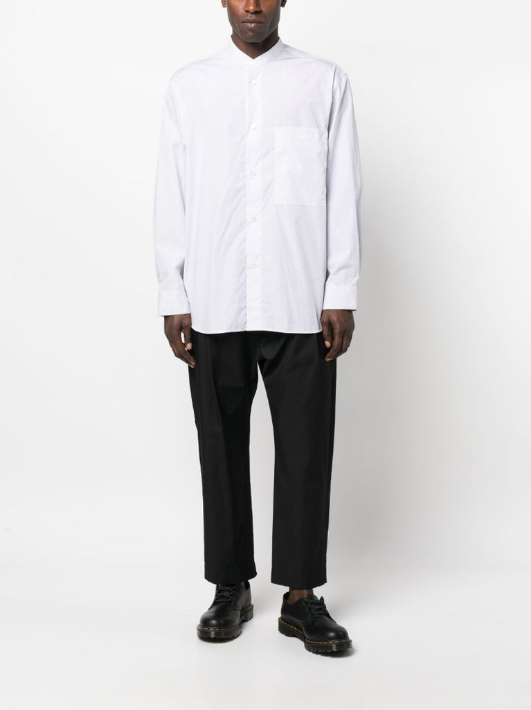 White Freitas Checked Cotton Shirt
