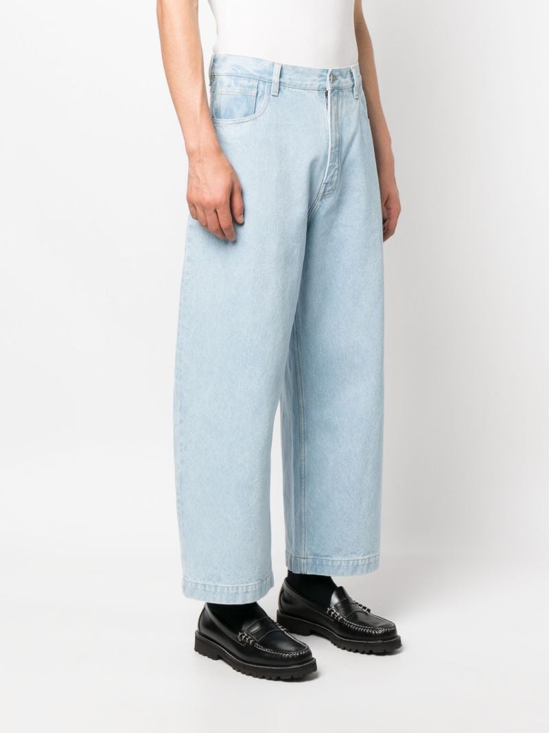 Blue Paolo Wide-leg Jeans