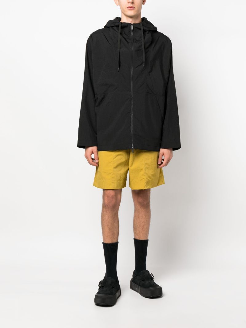 Black Rausu Hooded Parka Coat