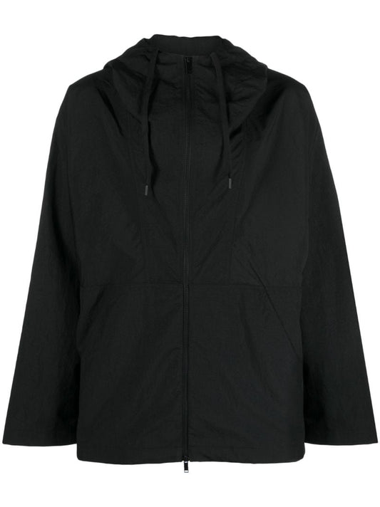 Black Rausu Hooded Parka Coat