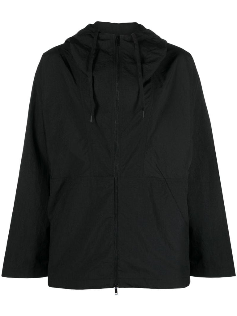 Black Rausu Hooded Parka Coat