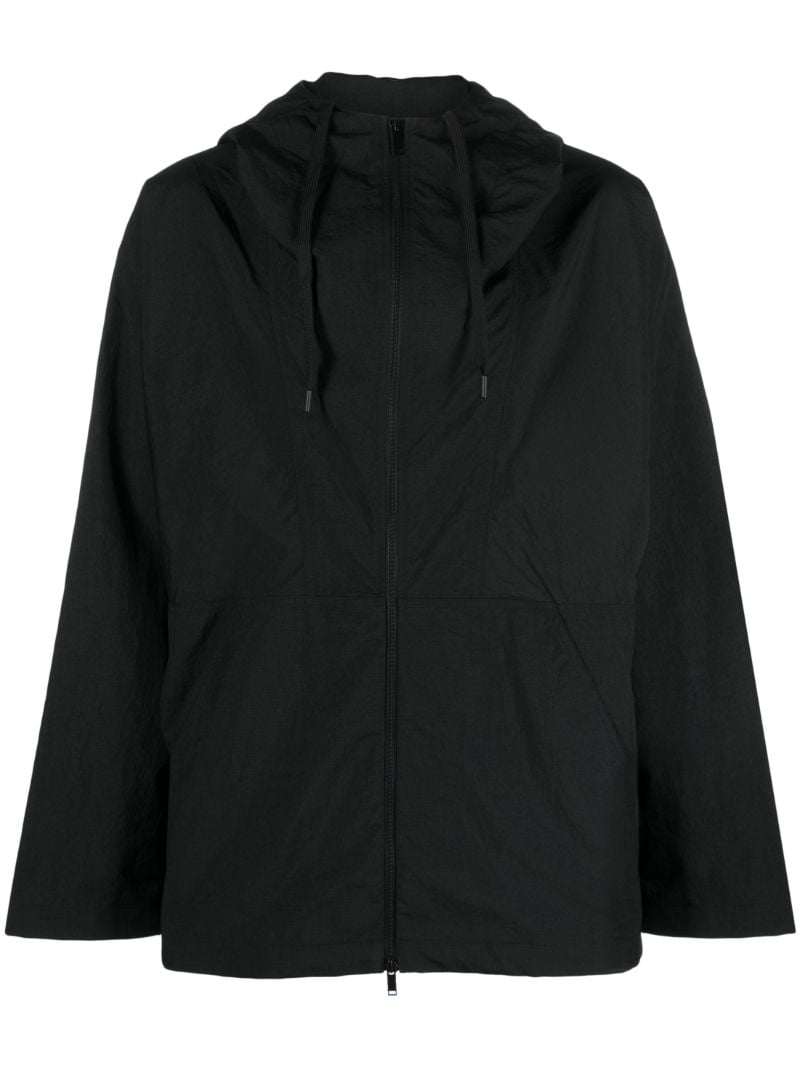 Black Rausu Hooded Parka Coat