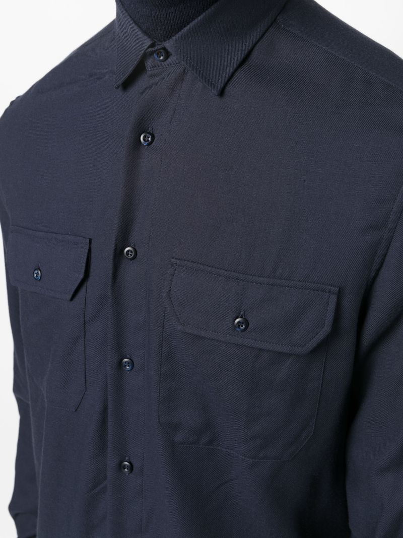 Blue Cotton Shirt