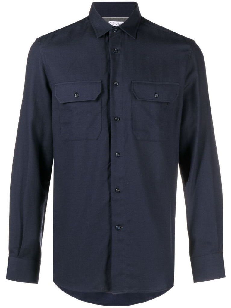 Blue Cotton Shirt