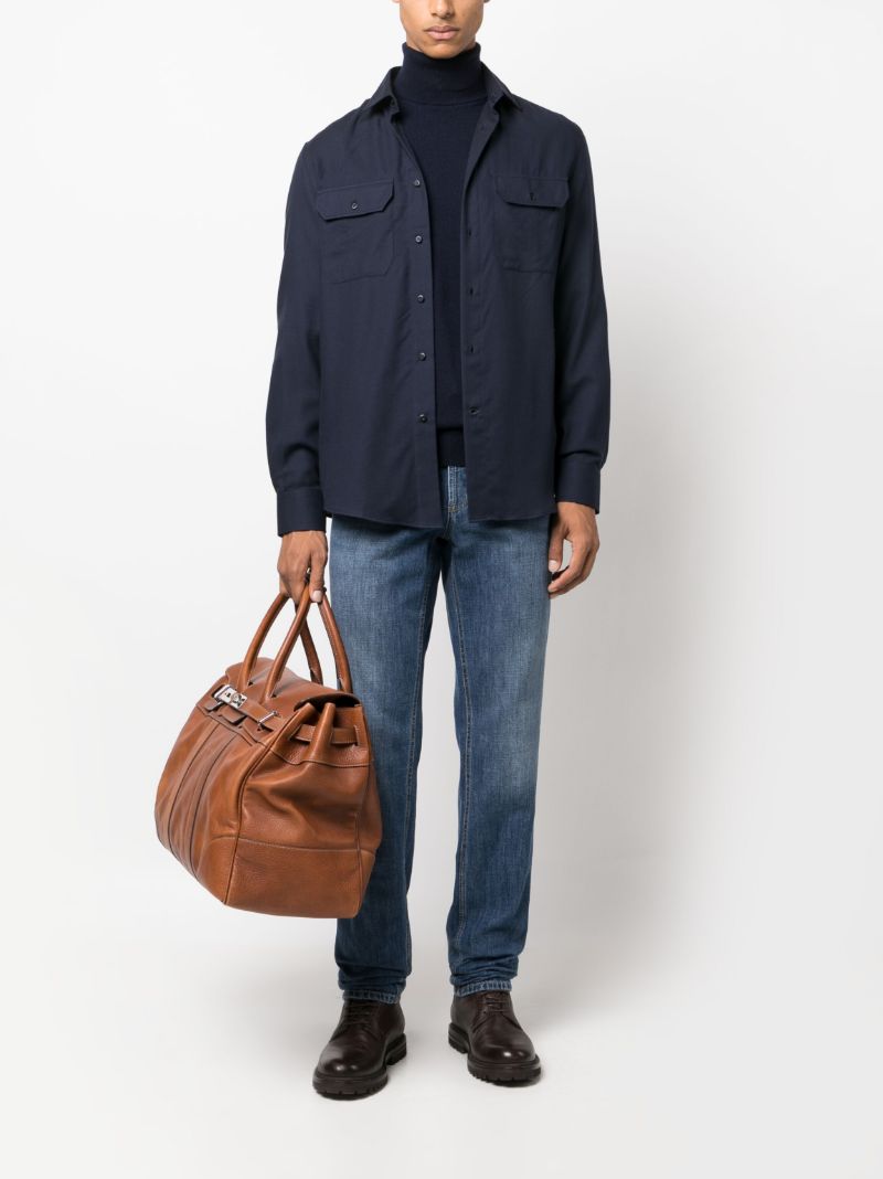 Blue Cotton Shirt