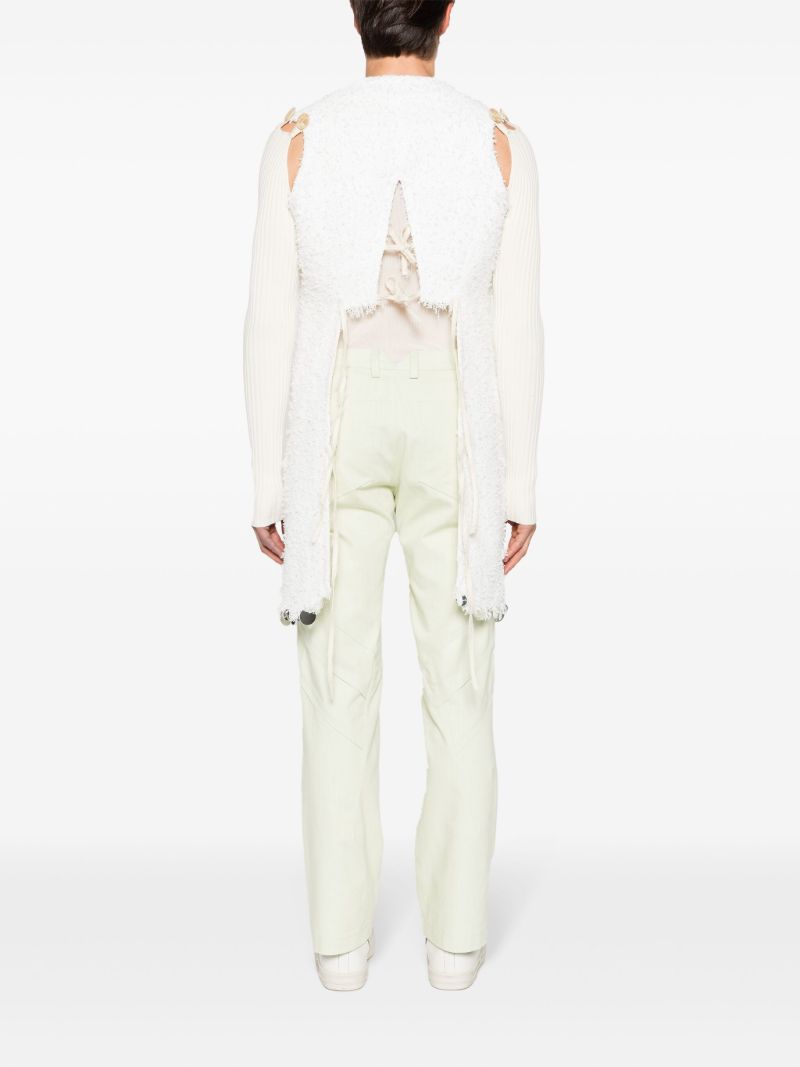 White Justa Convertible Vest