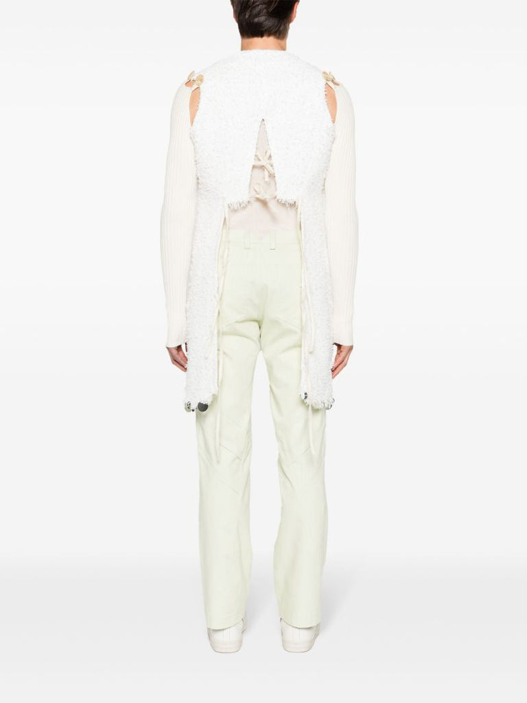 White Justa Convertible Vest