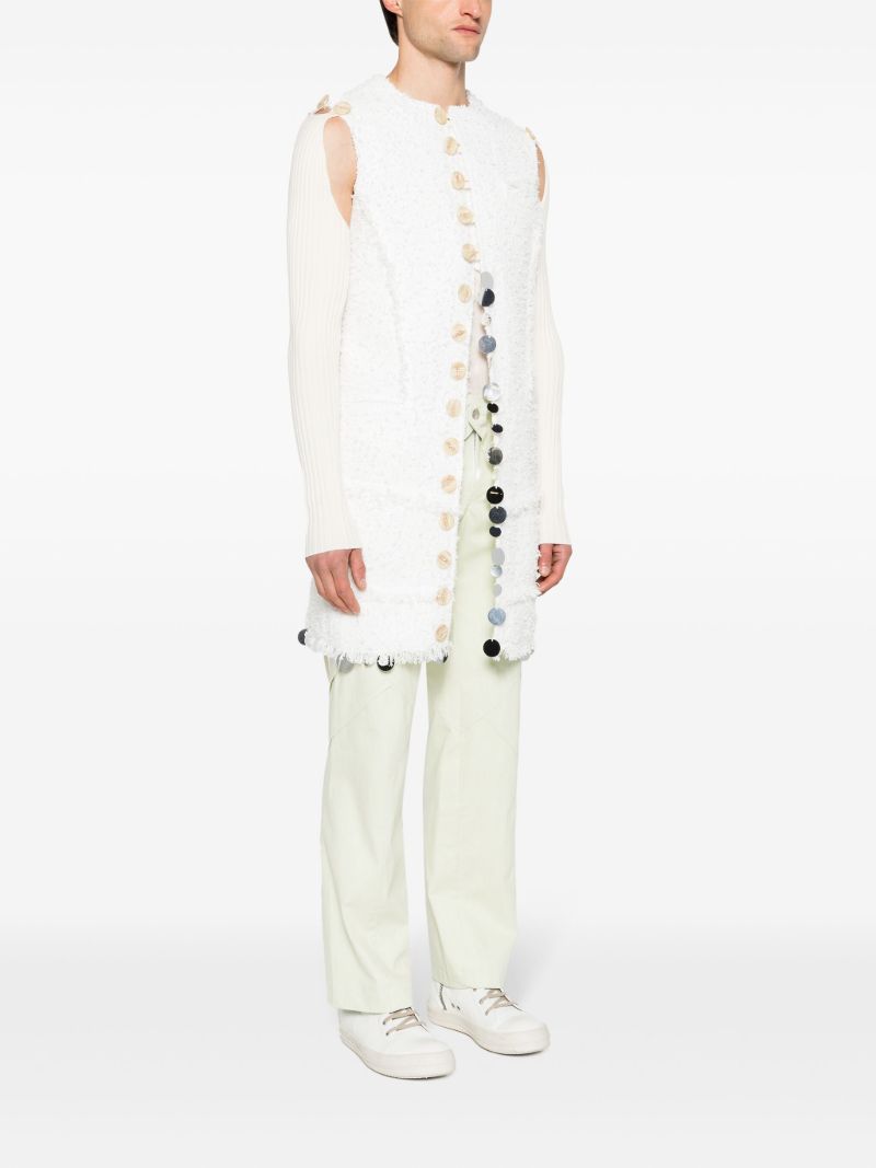 White Justa Convertible Vest