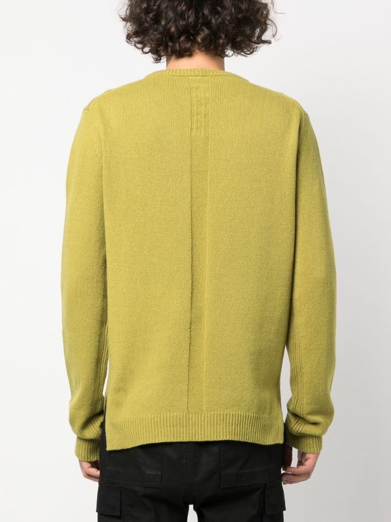 Green Biker Cashmere Sweater