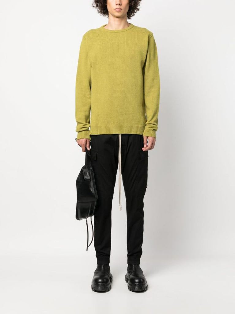 Green Biker Cashmere Sweater