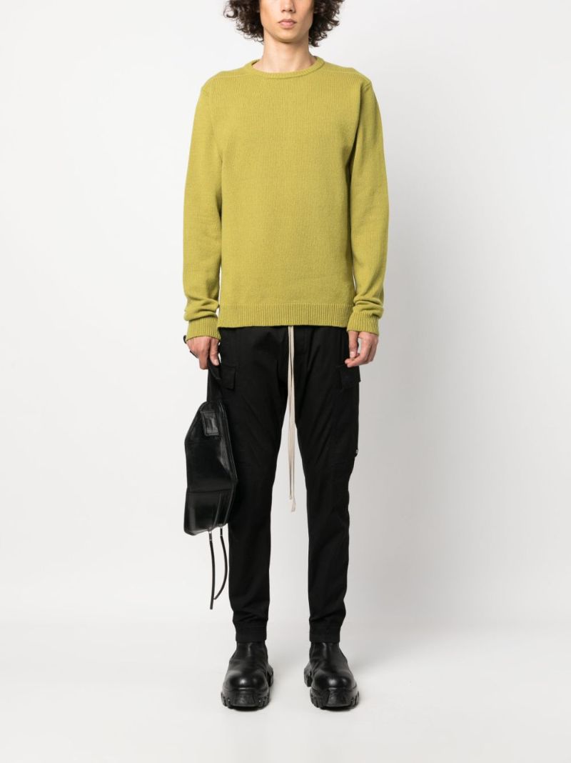 Green Biker Cashmere Sweater