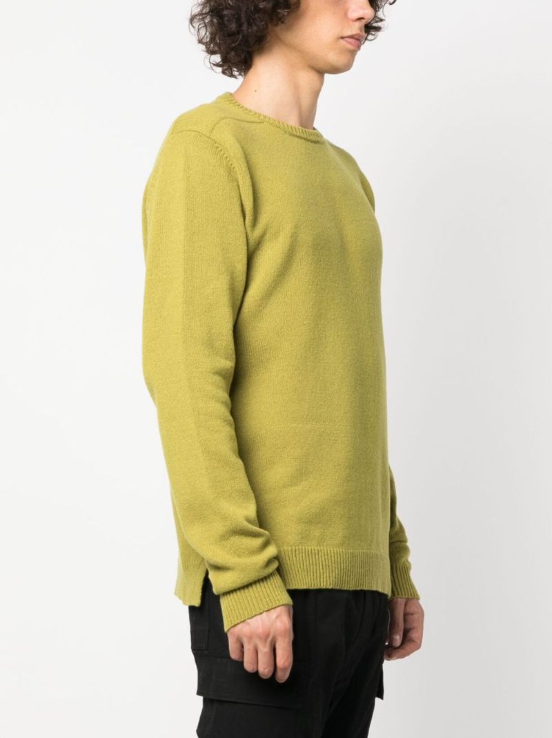 Green Biker Cashmere Sweater