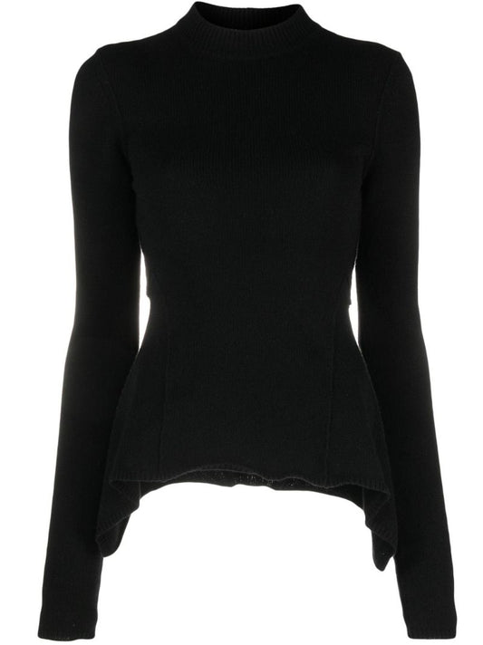 Black Naska Lupetto Cashmere Sweater