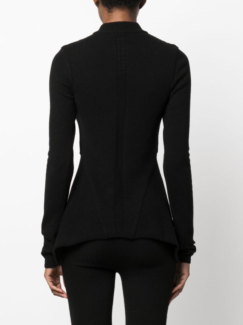 Black Naska Lupetto Cashmere Sweater