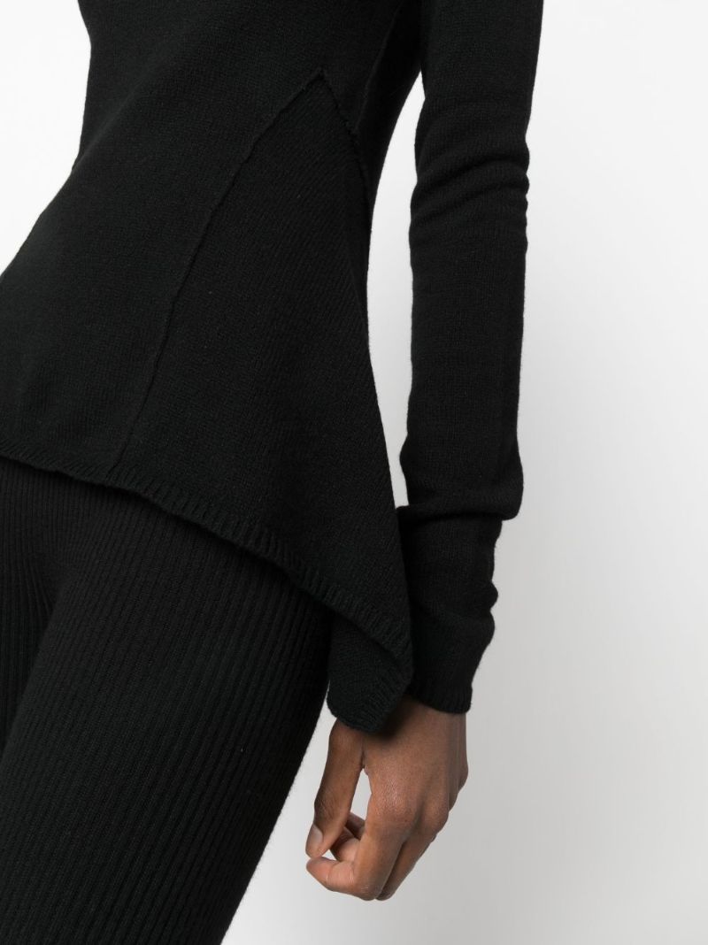 Black Naska Lupetto Cashmere Sweater