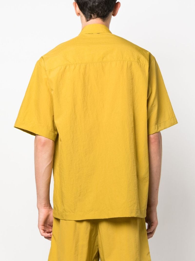 Yellow Zip-up Shirt